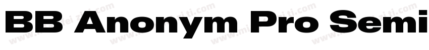 BB Anonym Pro Semi Ultra字体转换